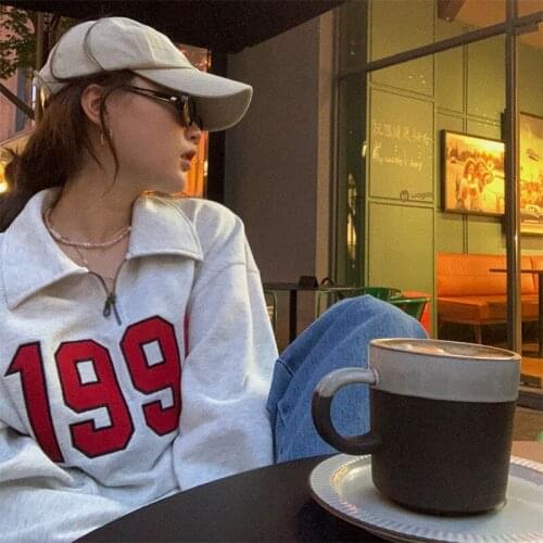 Female clothing hip-hop couple y2k hoodie women Kawaii plus size women clothing Harajuku plus grunge aesthetic sweatshirt women