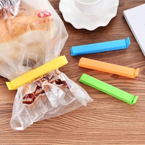 2 Pcs Portable Food Snack Seal Sealing Bag Clips New Kitchen Storage Sealer Clamp Plastic Tool Kitchen Accessories