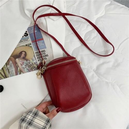 2021 New Fashion Ladies Crossbody Bag Messenger Bag Purse High Quality Genuine Leather Bag Small Fashion Women Shoulder Bag