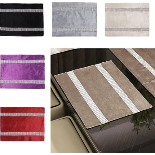 4pcs Diamond Placemat Wedding Decorative Table Mat Home Coffee Cup Mats Non-slip Heat Insulation Drink Coasters Desk Pad 30x40cm