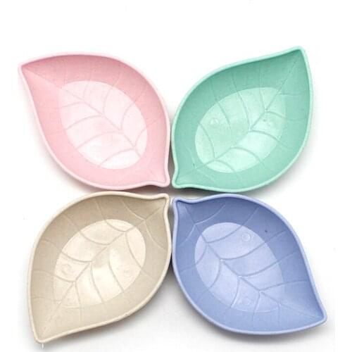 8pcs Leaf Shape Sauce Dish Seasoning Plate Multi-purpose Mini Salad Dressings Container Creative Dinnerware Home Party Gadgets