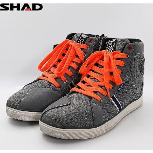 MEN Motorcycle Ankle Boots Shad Breatheable Summer Motocross Shoes Riding Moto Biker Protection Moto Womens Racing Botas Boot