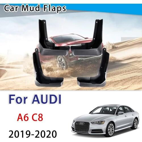 For Audi A6 Saloon S-Line Sport C8 2019~2020 Car Fender Mud Guard Splash Flaps Mudguard Front Rear Car Mudflap Accessories