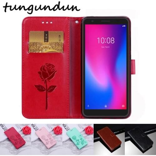 For ZTE Blade A3 2020 Case Wallet Funda Book Stand Magnetic PU Leather Flip Case Cover For ZTE Blade A3 2020 Silicone Case Shell