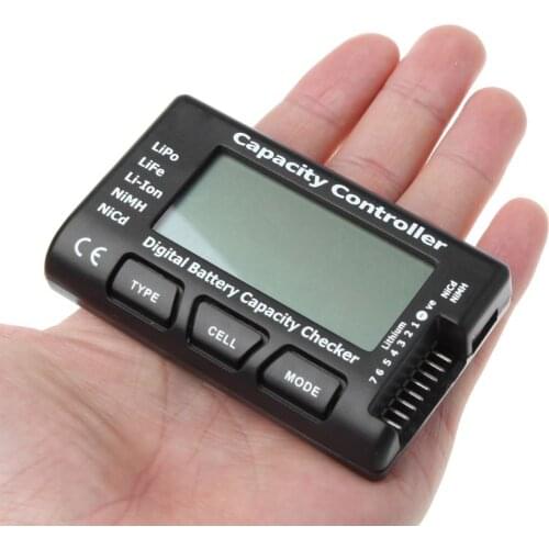RC CellMeter-7 Digital Battery Capacity Checker For Nicd NiMH LiPo LiFe Li-ion