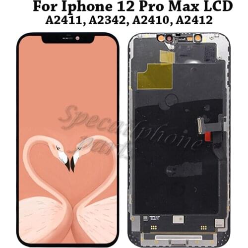Original For iPhone 12 Pro Max LCD Display Replacemen A2411 A2342 A2410 A2412 Touch Digitizer Assembly