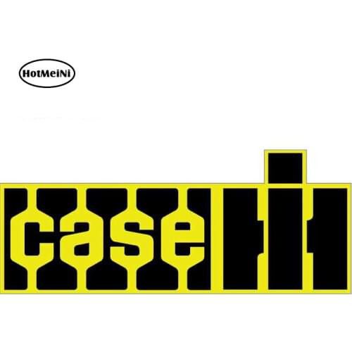 HotMeiNi 13cm x 5.3cm for Case IH Tractor Agriculture Logo Funny Car Stickers RV VAN 3D DIY Fine Decal Vinyl JDM Graphics