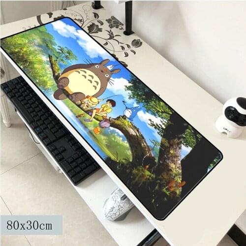 Totoro padmouse 800x300x2mm mouse mat laptop mouse pad High quality notbook computer gaming mousepad gamer play mats