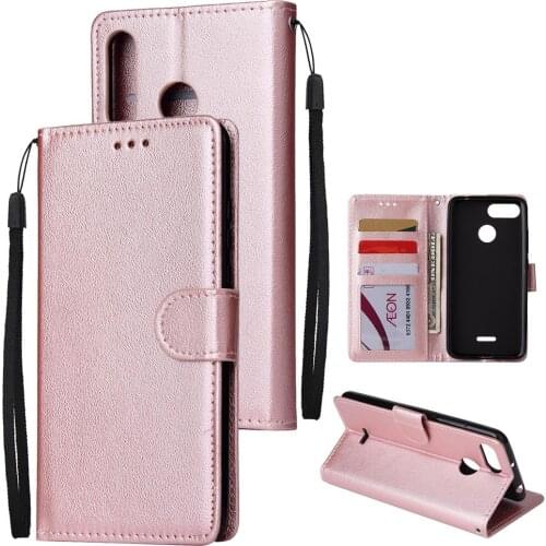 Kuulee For HUAWEI P30 lite/nova 4E Flip-type Leather Protective Phone Case with 3 Card Position Buckle Design
