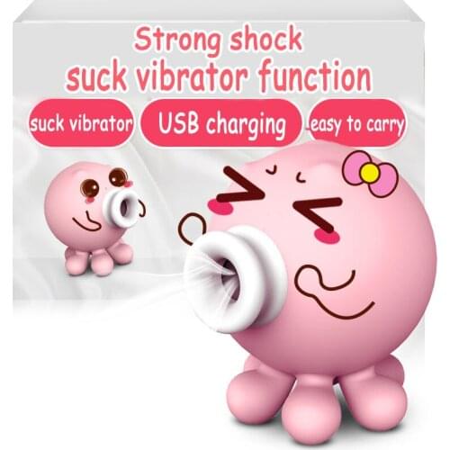 Mini Octopus suck vibrator suck nipple vagina female masturbator full body massager erotic toy sex machine easy to carry