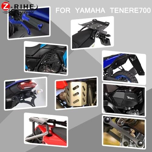 Motorcycle For YAMAHA TENERE700 TENERE 700 2019 2020 2021 Engine Guard Cover and protector Crap Flap Springs Exhaust Heat Shield