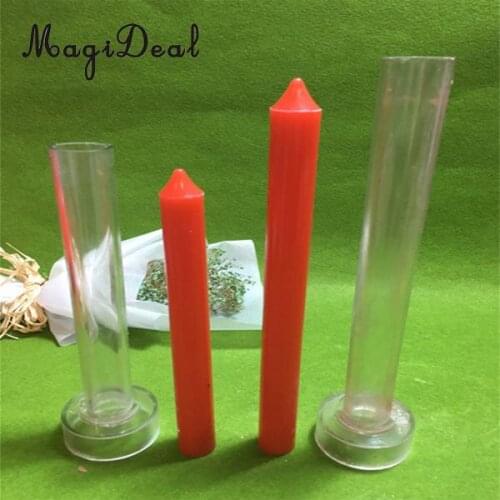 MagiDeal Plastic Church Top Candle Mold Soap Mould DIY Craft Making Handmade Gift Tool 10/15/25cm