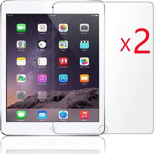 2 Pcs Tempered Tablet Glass Film for IPad Pro 9.7 Inch A1673 A1674 A1675 9H Premium Screen Protector Protective Film