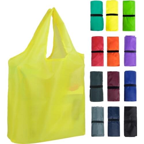 Portable Bag Beach Grocery Handbag Super Market Reusable Shopping Pouch Pet Pocket Foldable Sachet Can Be Customized