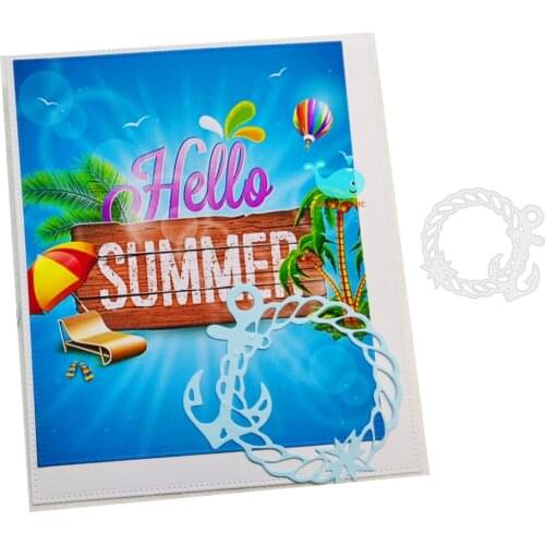 Rudder Frame Metal Cutting Dies Scrapbooking Stencils for Album Paper DIY Gift Cards Decoration Embossing Mold Dies New 2020