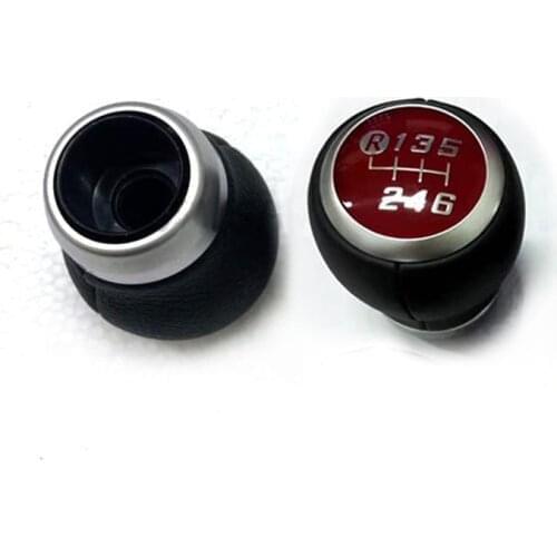 New 6 Speed Racing Gear Shift Knob For Subaru BRZ WRX STI Gear Head Red Cover