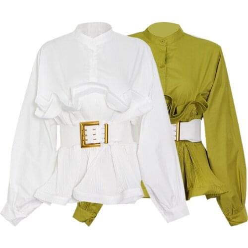 SLSHLYJ Blouses With Sleeves