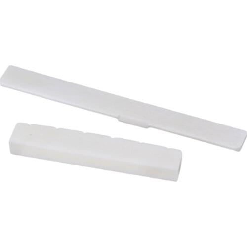 Guitar Replacement Arc Bone Bridge Saddle and Nut for Classical Guitar