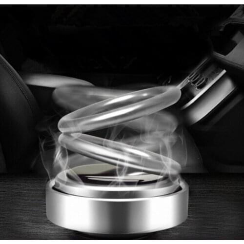 Solar Auto Rotating Car Perfume Auto Accessories Decoration Ornament for dodge caliber seat Leon Toyota Corolla Volvo xc40