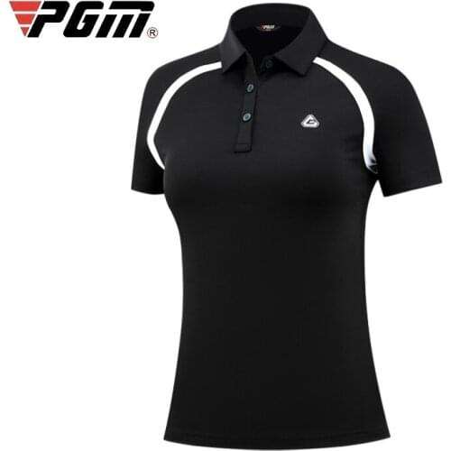 Women Short Sleeve Golf T-Shirt Spring Summer Outdoor Sports Shirt Slim Fit Breathable Shirt