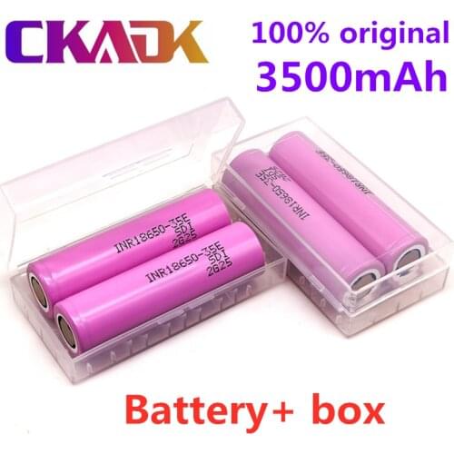 1-10 PCs 100% original 18650 3500mah 20A discharge inr18650 35e 3500mah 18650 Li ion battery 3.7V rechargeable battery