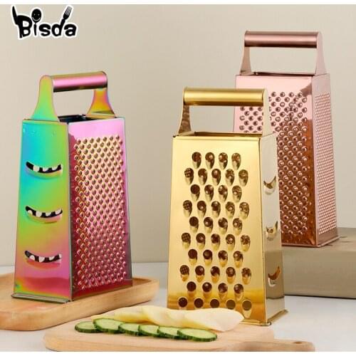 1Pcs Multi-functional Vegetable Cutter Gold Potato Slicer Carrot Fruits Grater Kitchen Tool Fruit Cutter