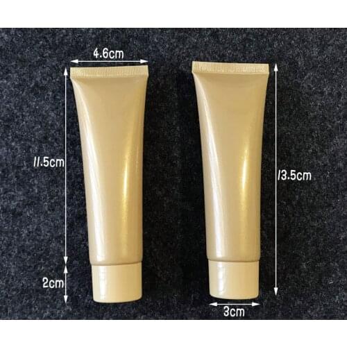 300pcs 50g 50ml High Class Empty Gold Eye Cream Storage Tube, Cosmetic Soft Hose Containers,Squeeze Skin Care Cream Soft Tube