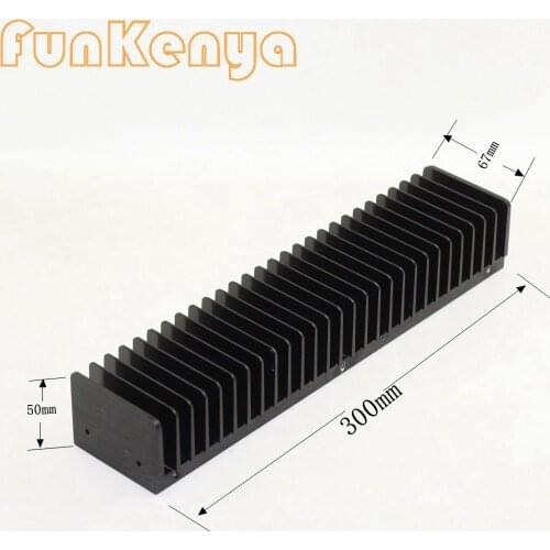 Hot Sale Aluminum Alloy Heatsink Cooling Pad For High Power DIY Audio Heat Sink Radiator Width 300