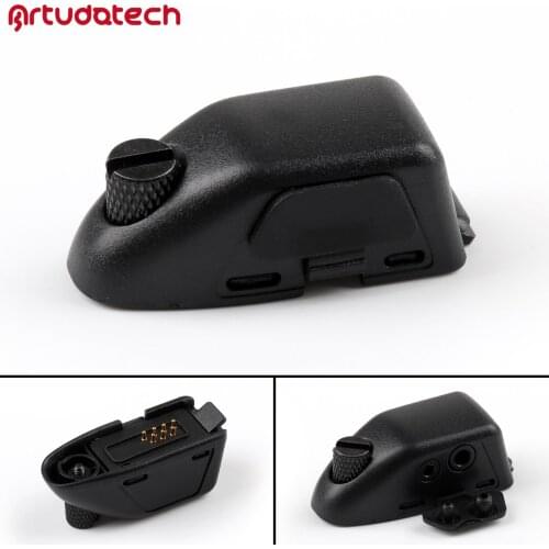 Artudatech For Motorola Radio GP328Plus GP338Plus GP344 GP388 EX500 Mini Earpiece Adapter