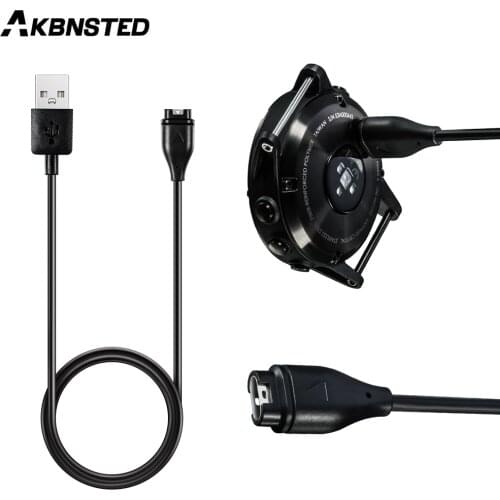 AKBNSTED USB Fast Charge Charging Cable For Garmin Fenix 5 5S 5X 6 6S 6X Forerunner 245 Vivoactive 3 Venu Quatix 5 Smart Watch