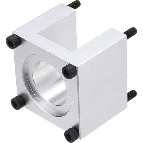 Aluminum Nema23 Motor Mounting Bracket CNC Router Motor Holder Accessories With 4pcs Screw Base Support For 57 Stepper Motor