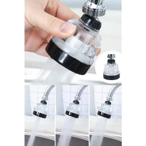Arsimo Transparent 3 Function Saving 360 Degree Rotating Kitchen Sink Head Faucet Tip