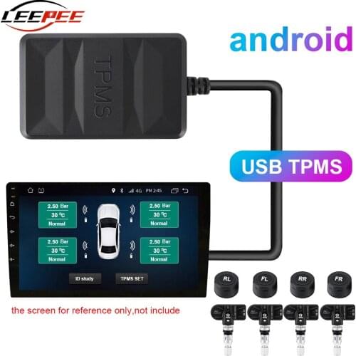 Car TPMS Sensors Tire Pressure Monitoring System Receiver For Android MP5 DVD Player Tyre Diagnose Tools Automotive Accessories