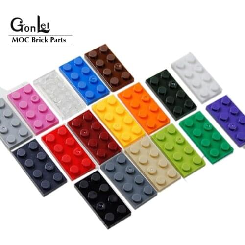 85PCS DIY Building Blocks Thin Figure Bricks 2x4 Dots 3020 Educational Creative Size Compatible wth 80025 Plastic Children Toys