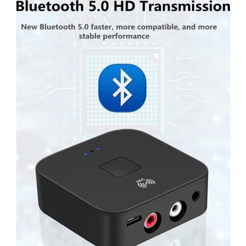 B11 Bluetooth Transmitter 5.0 Receiver 3.5mm AUX RCA Hifi Wireless Car Bluetooth Audio Adapter On/OFF Jack Receiver Auto U3U4