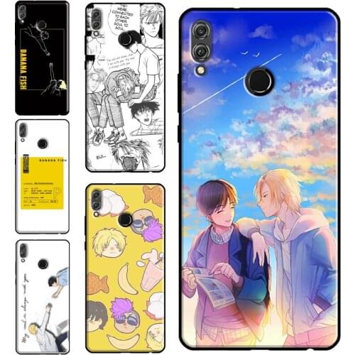 Banana Fish Case For Huawei Honor 8X 9X 10X 10 Lite 10i 8A 9A 7S 8S 9S 7C 7A 20 4C 6C Pro Phone Cover
