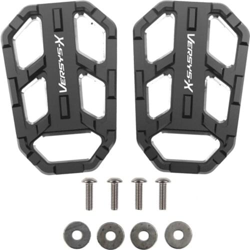 For Kawasaki Versys 650 X300 X1000 VERSYS 650 X-300 X-1000 motorcycle accessories billet foot wide pedal pedal rest pedal
