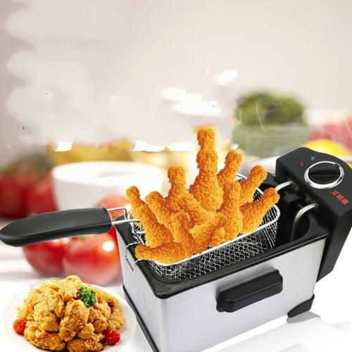 Electric Deep Fryers The electric fryer is used in the home of a divided frying pan.NEW