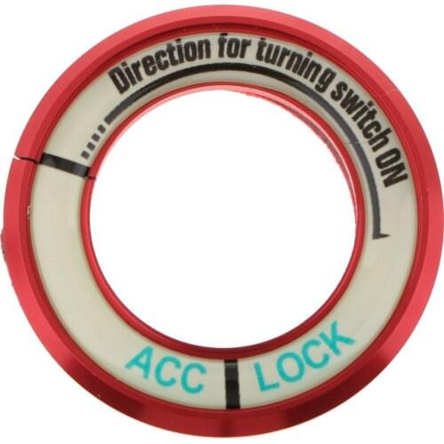 Car Ignition Switch Cover Luminous Decorative Key Ring Sticker For Buick Excelle