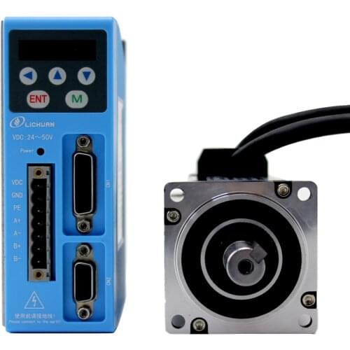 Lichuan 200w dc 3000rpm 0.637n.m servo motor and drive kit