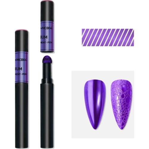 Nail cushion magic pencil aurora Mirror powder gold and silver pencil nail supplies for professionals nails nail art fake nails