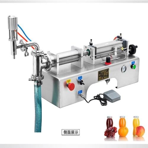 Liquid filling machine Pneumatic Piston Liquid Filler Wine Milk Juice Vinegar Coffee Oil Drink Detergent Filling Machine