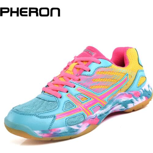 Men Professional Volleyball Shoes Unisex Sports Breathable Damping Shoes Women Mesh Wear-resistant Sneakers size 35-45