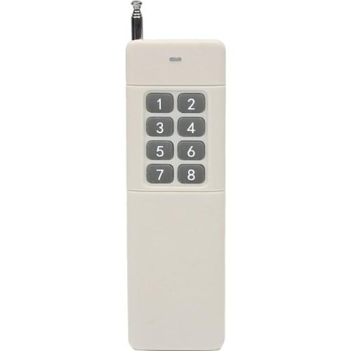 MXLC 3000m Long Distance Range High Power 1/2/4/6/8/12CH RF Wireless Remote Control Transmitter 433 MHz Relay Switch light
