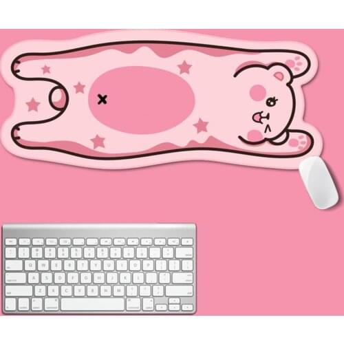Mouse Pad Anti-slip Cartoon Animal Pattern Rubber Lovely Practical PC Desktop Mouse Mat for Office