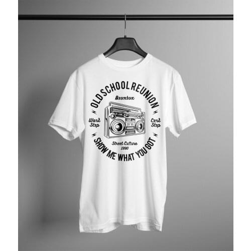 Newest 2019 mens fashion Hip Hop Novelty Tee Shirts MenS Brand Clothing Boombox Hip Hop Rap Mind Tricks T shirt