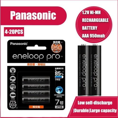 New Panasonic Eneloop 950mAh AAA 1.2V NI-MH Rechargeable Batteries For Electric Toys Flashlight Camera Pre-Charged Battery