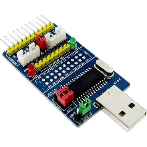 CH341A USB to SPI I2C IIC UART TTL ISP Serial Adapter Module EPP/MEM Converter For Serial Brush Debugging RS232 RS485