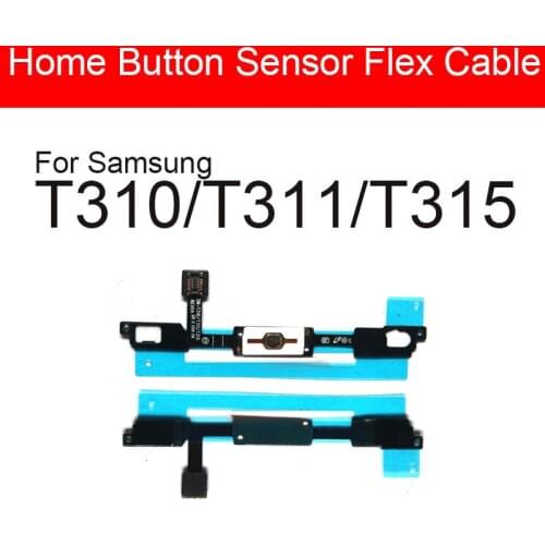 Home Button Key Return Light Sensor Menu Keyborad Flex Cable For Samsung Galaxy Tab 3 8.0 T310 T311 T315 T310 Replacement Repair