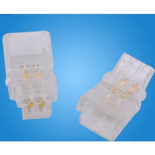 [Seven Neon]2Pin 8MM cable to strip/Strip to Strip Clip,quick Connector for 3528/2835 IP67 tube waterproof LED Strip